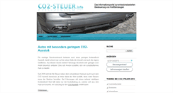 Desktop Screenshot of co2-steuer.info